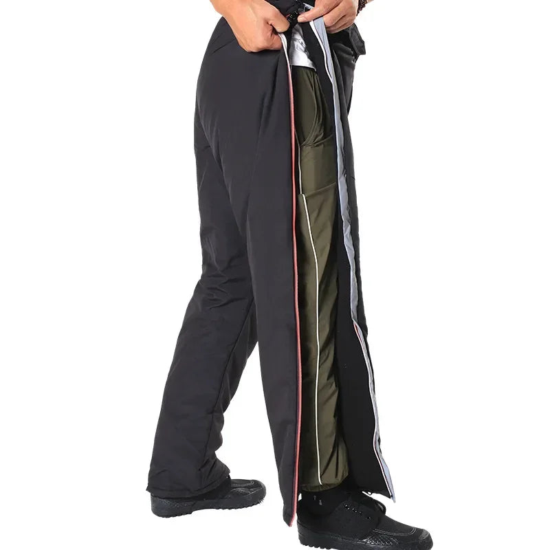 Surpantalon Coupe-vent et Imperméable de Moto - Doublure Polaire