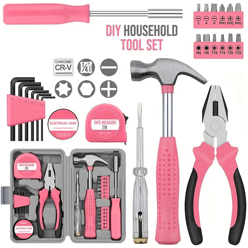 Boîte à Outils 25PCS - Idéal Bricolage & Entretien de Voiture