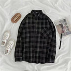 Chemise à carreaux d'automne pour Femmes