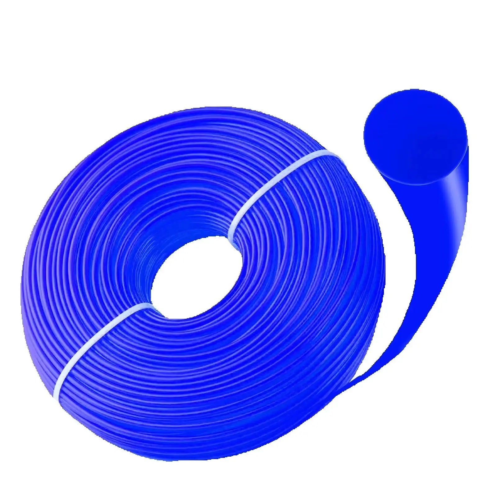 Fil Nylon Rond pour Débroussailleuse et Coupe-Bordures – Ø 1,6 à 4,0 mm, Rouleau 15 à 100 m – Fil de Coupe pour Tondeuse à Gazon