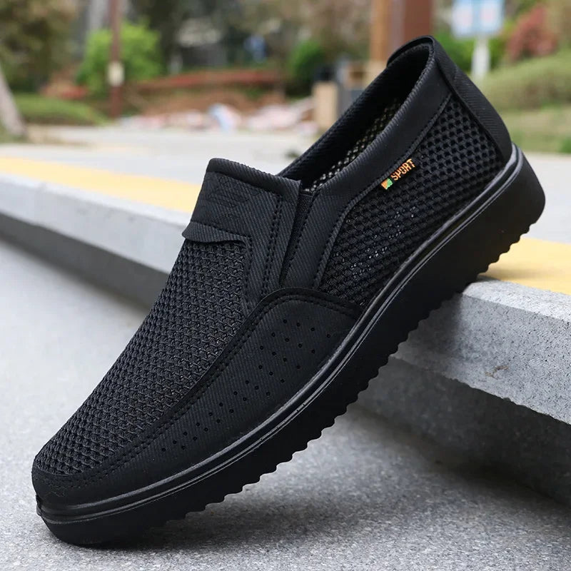 Mocassin en Maille Respirante Confortables et Décontractées Homme