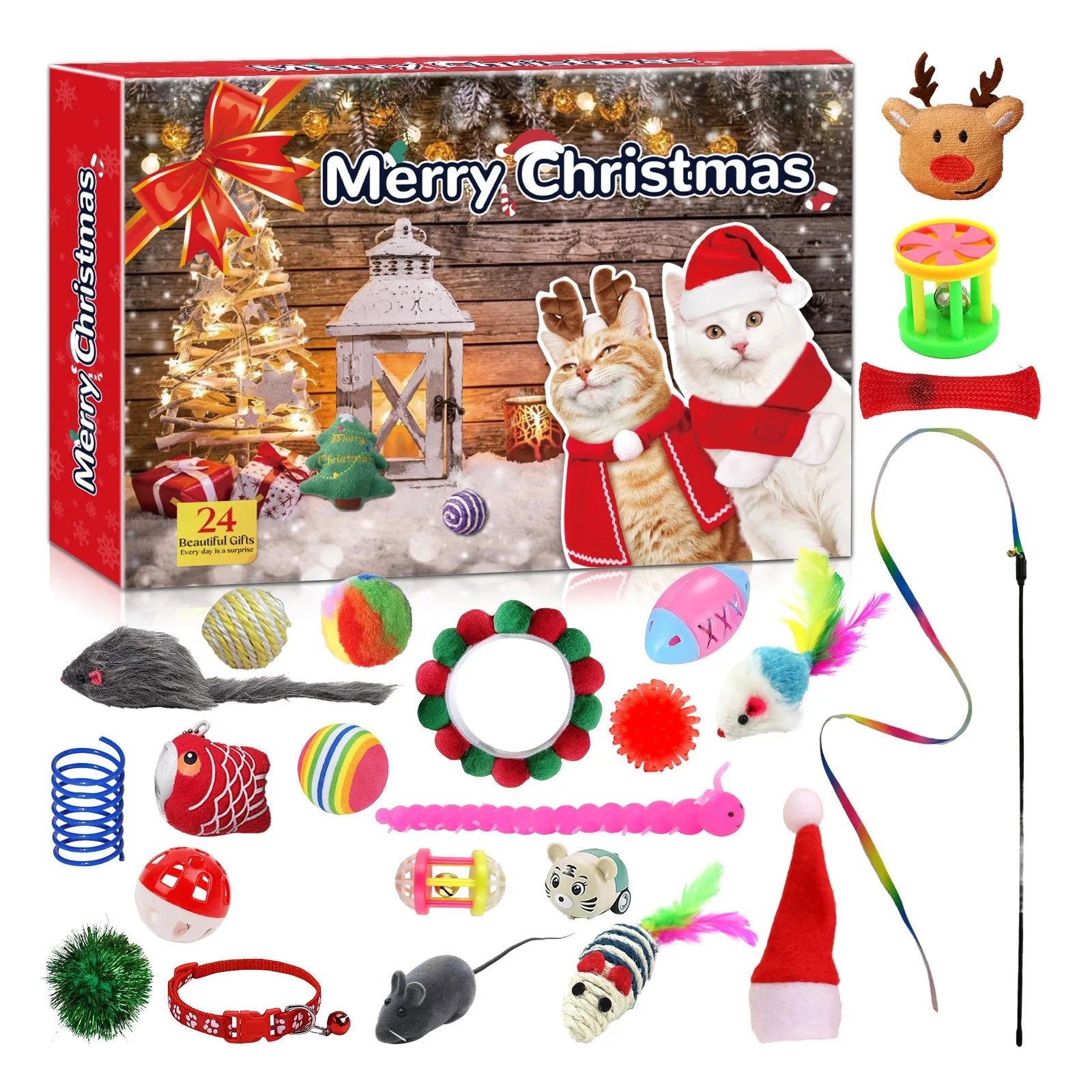 Calendrier de l'Avent pour Chats - Jouets & Accessoires