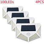 2x Applique solaire avec capteur de mouvement