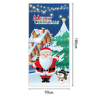 Bannière de Porte 2D de Noël à Suspendre - 185x90CM