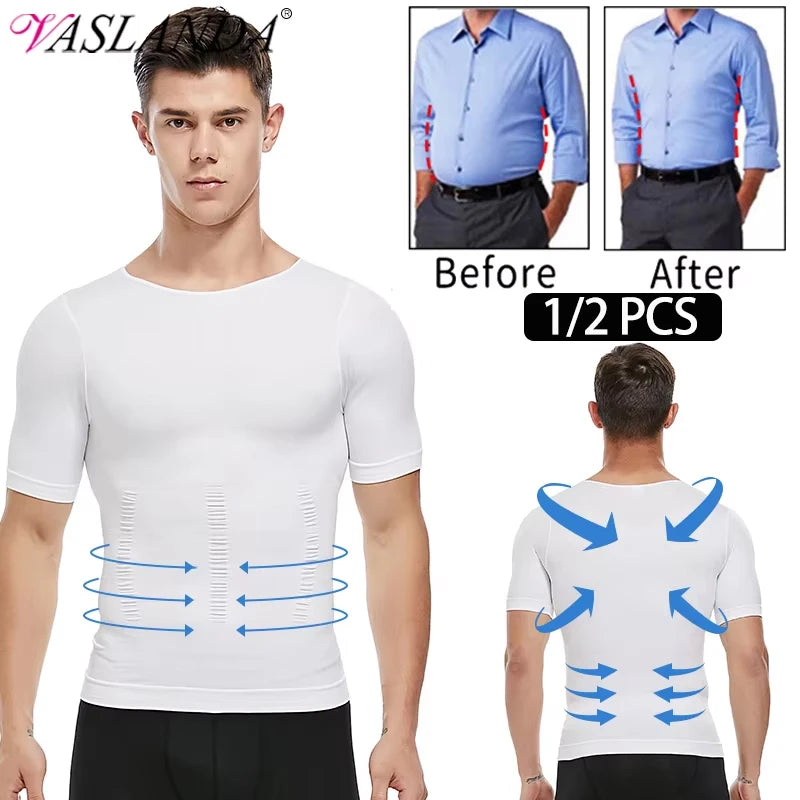 T-Shirt Gainant Homme avec Correction Posture