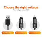 Ventilateur Voiture Silencieux 3 Têtes - USB