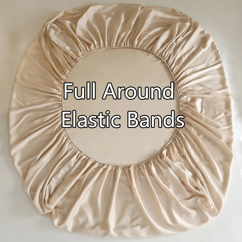 Drap Housse Luxueuse en Soie de Mûrier - 14 Tailles