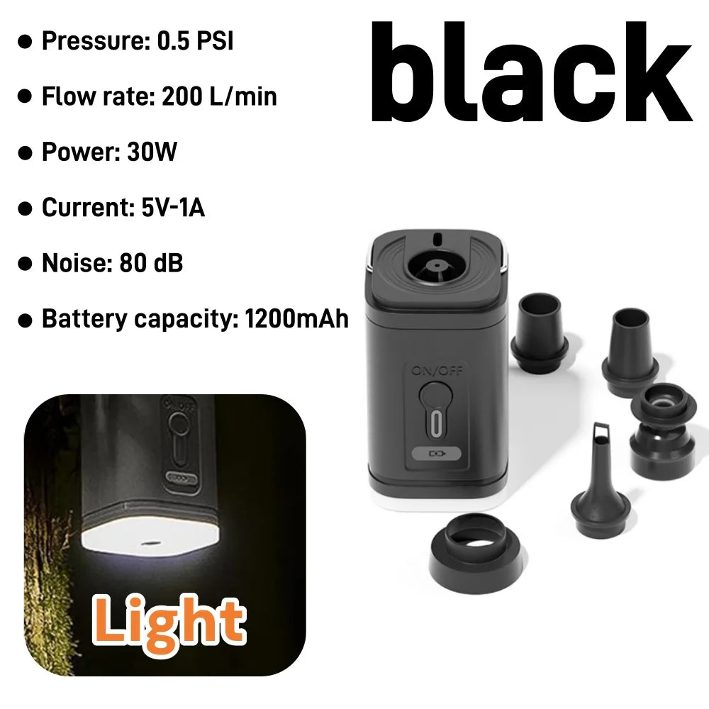 Mini Pompe à Air Électrique Sans Fil Rechargeable
