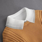 Faux Col de Chemise Amovible