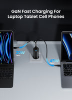 Chargeur USB 3 ports ULTRA RAPIDE - 65W