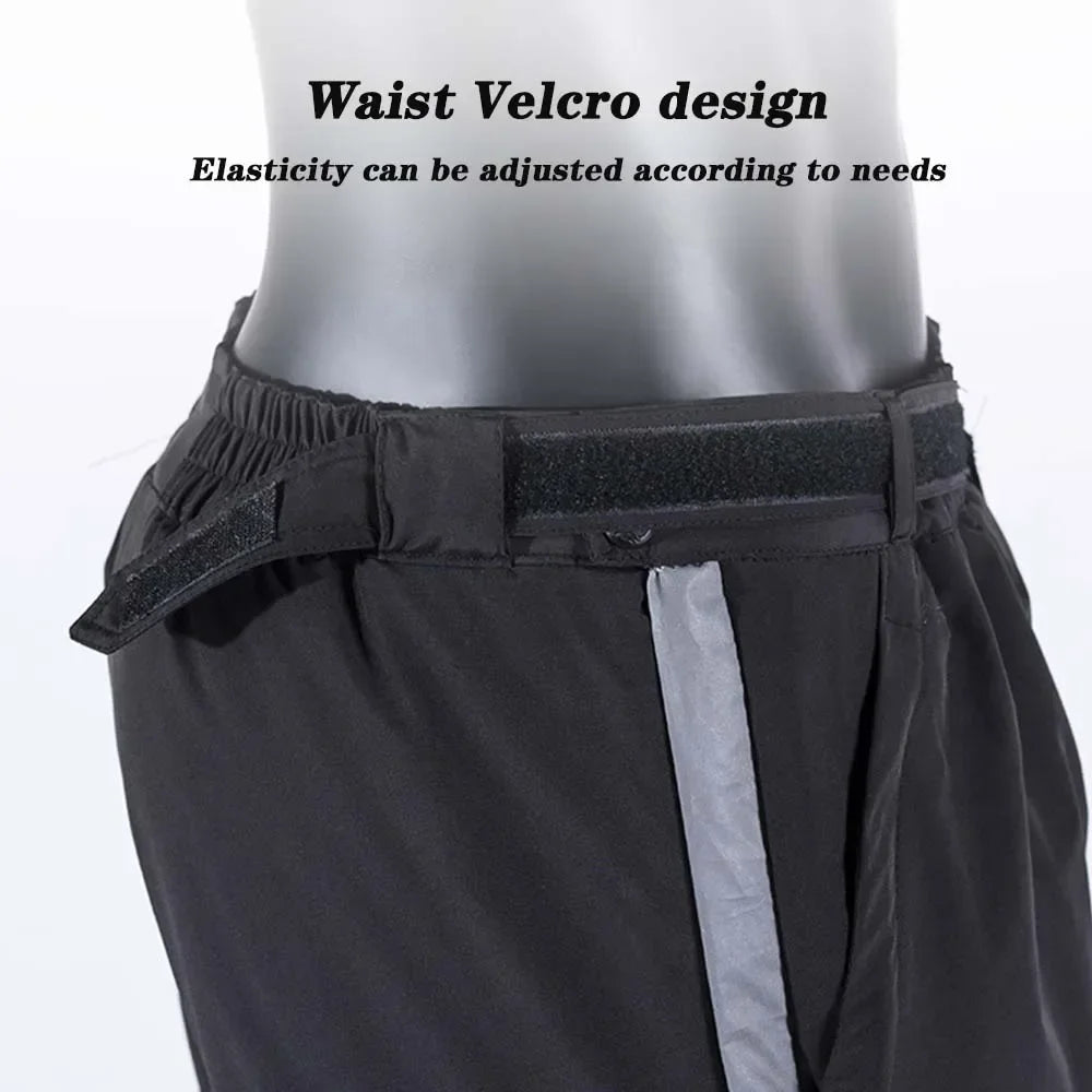 Surpantalon Coupe-vent et Imperméable de Moto - Doublure Polaire