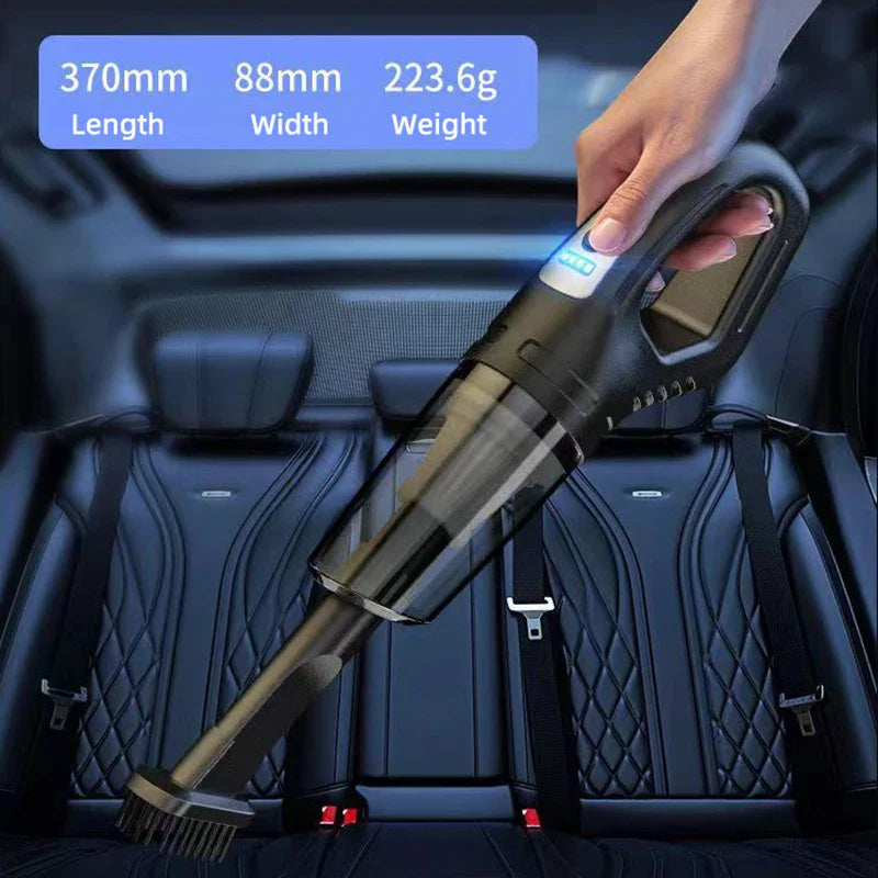 Mini Aspirateur Voiture & Maison Sans Fil Rechargeable