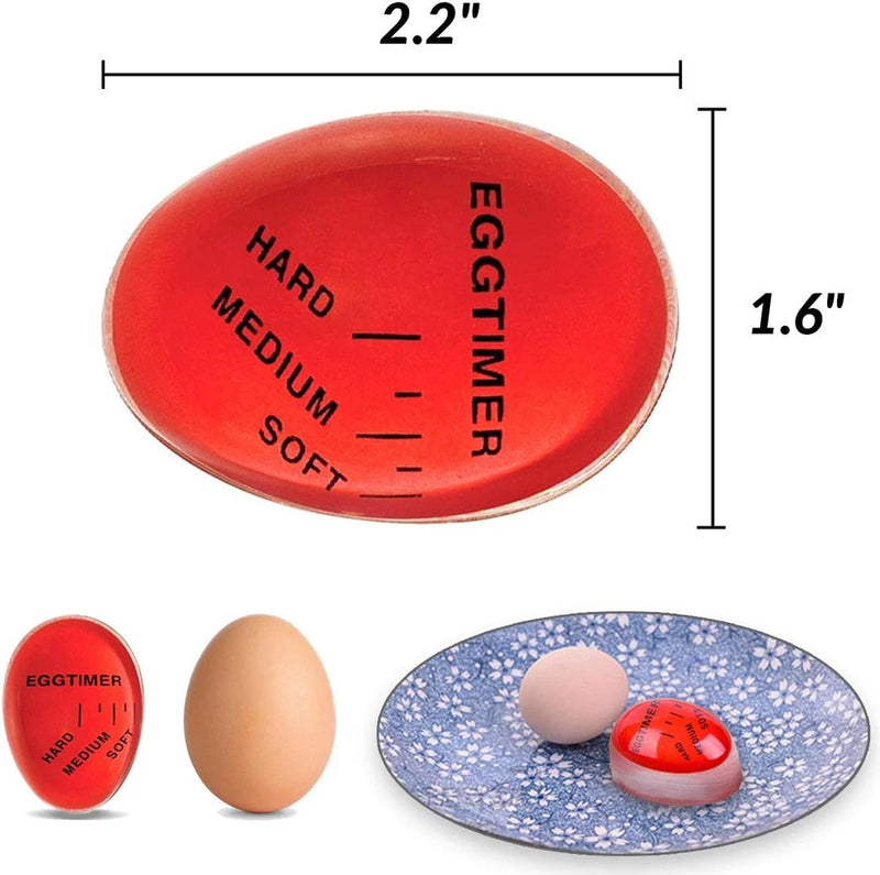 Lot de 2 Minuteurs pour Cuissons d'Oeufs