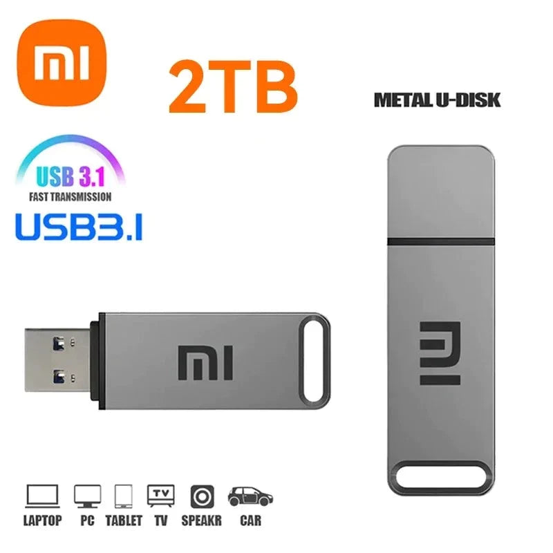 2TB High-Speed USB 3.1 Metal Flash Drive