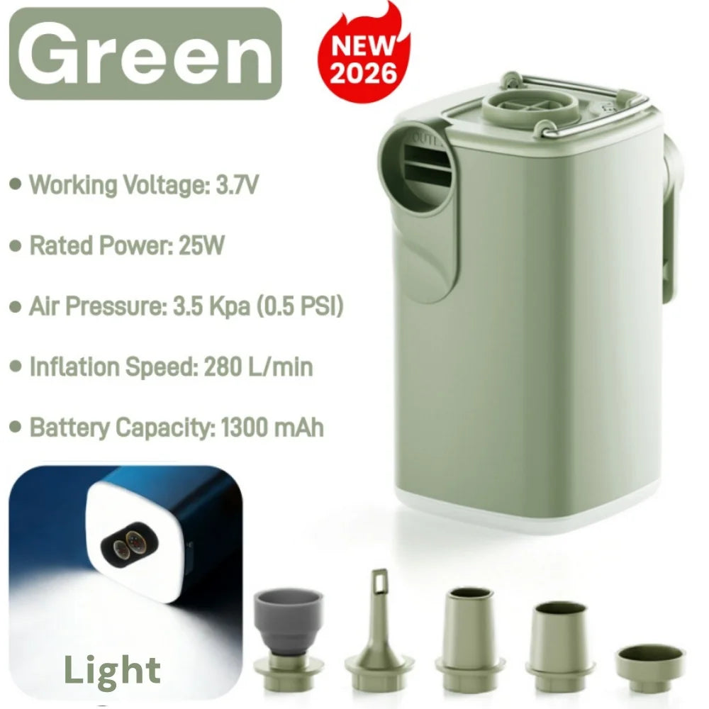 Mini Pompe à Air Électrique Sans Fil Rechargeable