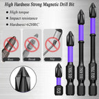 6 Embouts Tournevis Antichoc pour Perceuse – Magnétiques & Robustes