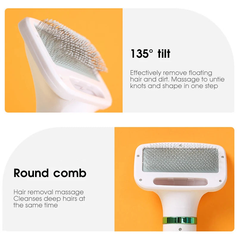 Brosse Sèche-Cheveux 2 en 1 pour Animaux