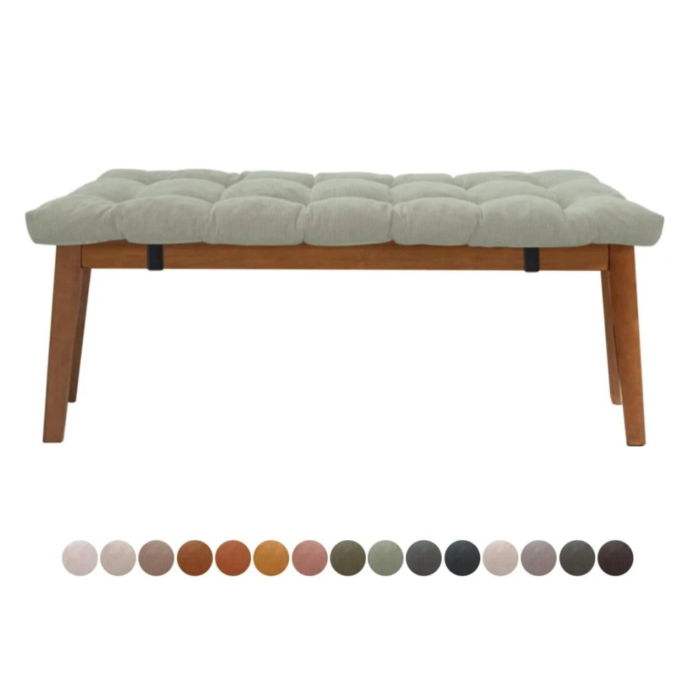 Coussin de Chaise, Banc & Banquette en Velours Côtelé - 31 Tailles