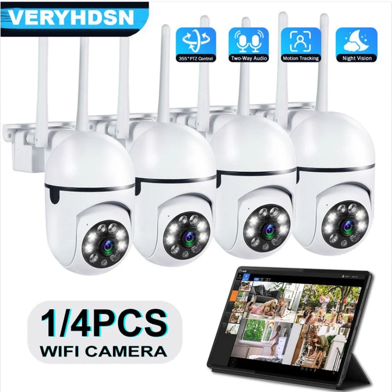 Caméra de surveillance extérieure IP WiFi HD 1080p 5G - 1 Achetée = 1 OFFERTE