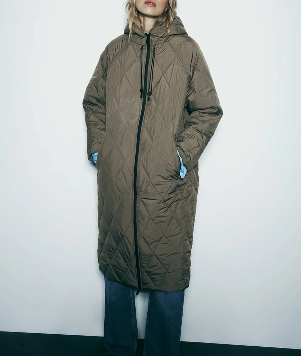 Vestes matelassées monochromes Street pour femmes