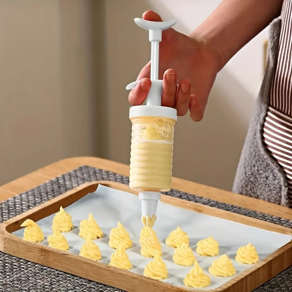 Seringue à Pâtisserie avec 8 Embouts - Décoration Gâteaux & Desserts