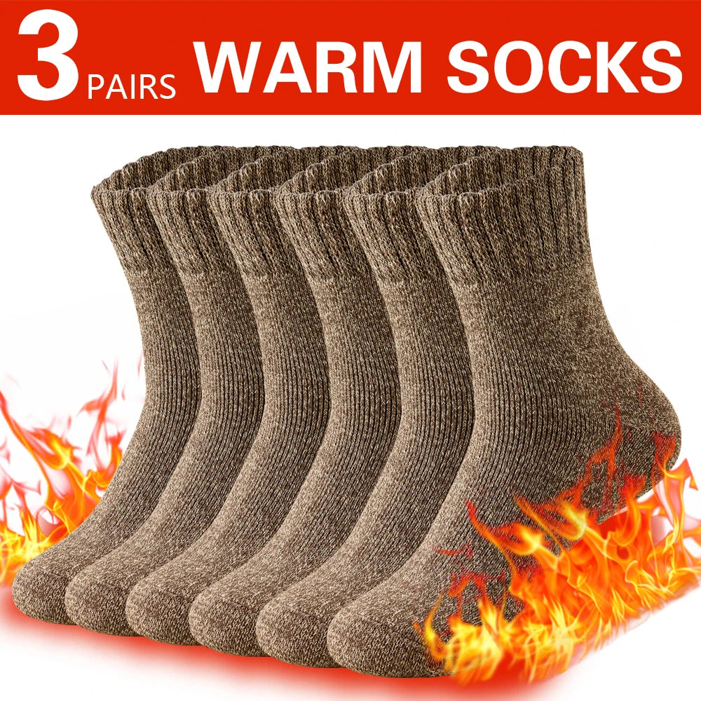 Lot de 3 Chaussettes Thermiques Grand Froid