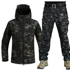 Ensemble Veste et Pantalon Militaire imperméable + Ceinture tactique OFFERTE