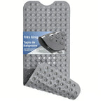 Tapis de Baignoire Extra Long à Ventouses Antidérapantes