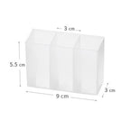 Lot de 3 Boîtes à rangement Murale à 3 Grilles multifonctionelles