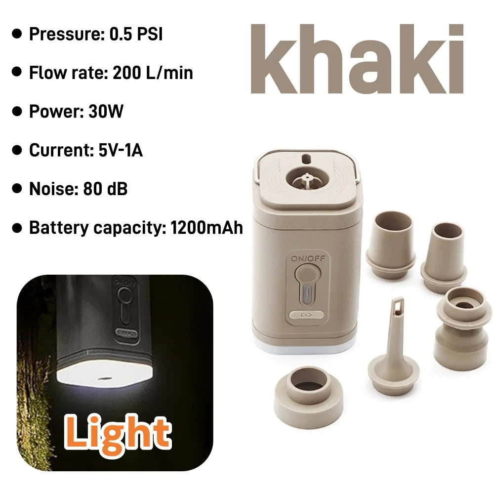Mini Pompe à Air Électrique Sans Fil Rechargeable