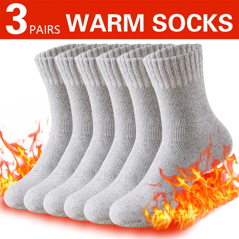 Lot de 3 Chaussettes Thermiques Grand Froid