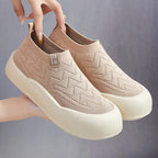 Slip-On en Maille Respirante à Large Semelle