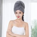 Turban de Bain Super Absorbant avec Bande Élastique - Séchage Express