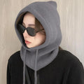 Cagoule Capuche en maille tricotée - Femme