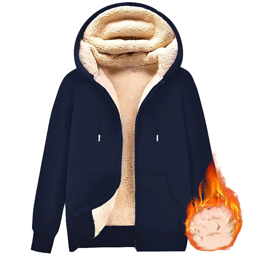 Hooded sweatshirt vest - Fleece lining