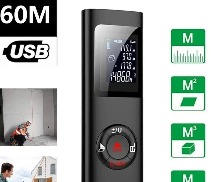Mini télémètre Laser 60M intelligent portable