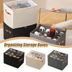 Boîte de Rangement Organisateur de Chaussures à Compartiments