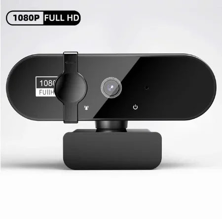 Webcam Full HD 2K 1080P 30FPS avec Microphone & Auto Focus avec Cache d'objectif