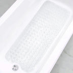Tapis de Baignoire Extra Long à Ventouses Antidérapantes