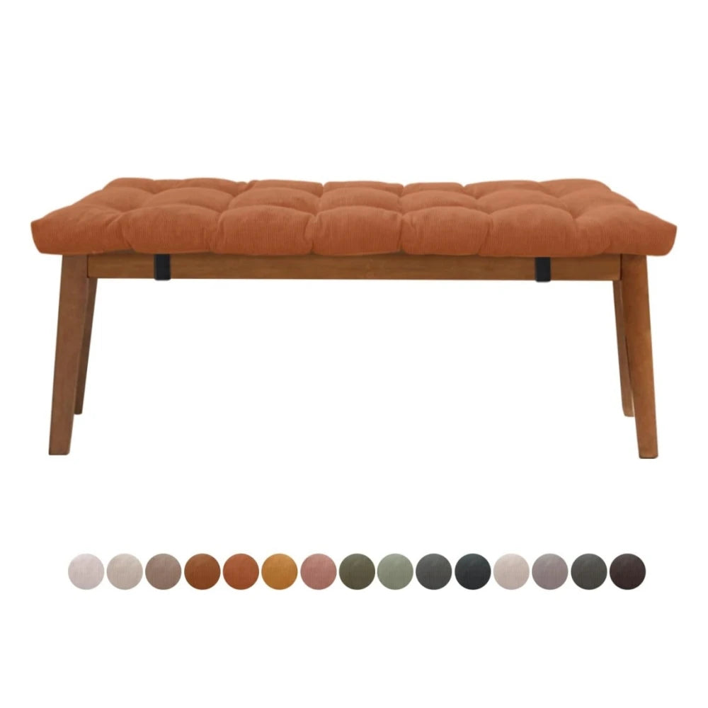 Coussin de Chaise, Banc & Banquette en Velours Côtelé - 31 Tailles