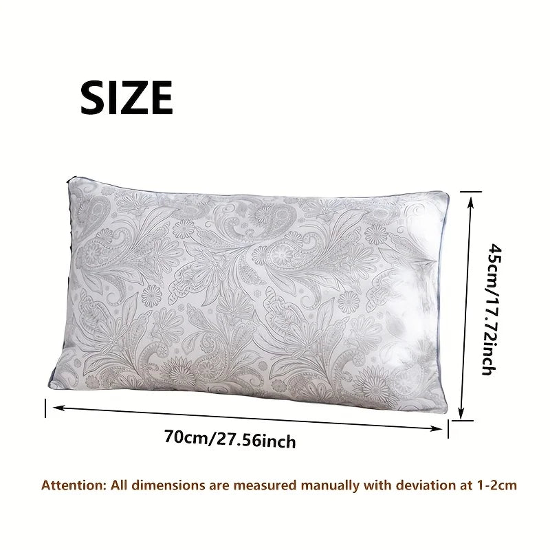 Lot de 2 Oreillers d'Hôtel de Luxe à Motifs