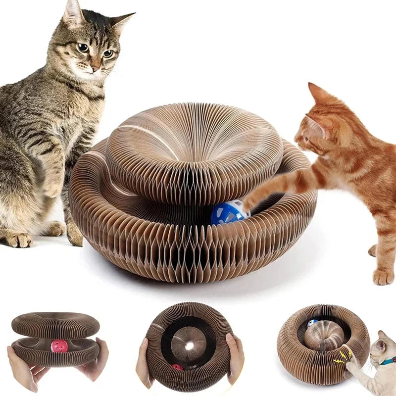Griffoir Interactif avec Balle pour Chats + 10 Balles OFFERTES