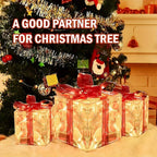 3PCS Cadeaux de Noël Décoratifs Lumineux