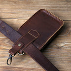 Sacoche de ceinture en cuir véritable