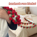 Plaid Crochet Bouquet de Fleurs