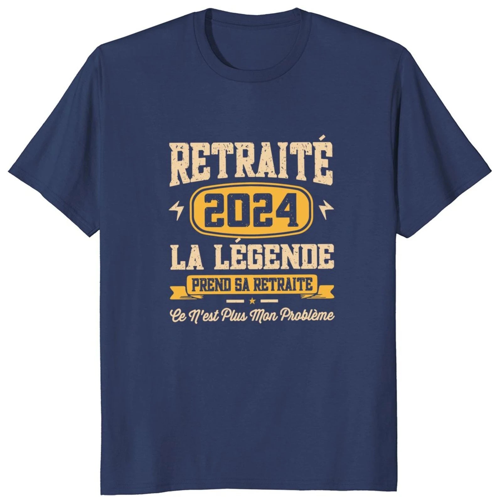 T-shirt Personnalisé Retraité 2024 La LEGENDE