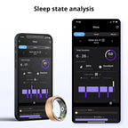 Bague connectée avec Suivi Santé (Fréquence cardiaque, Sommeil, Sport)