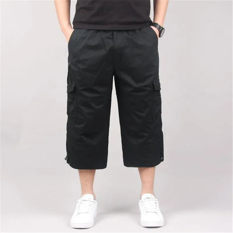Short Cargo Homme Décontracté Multi-Poches Été