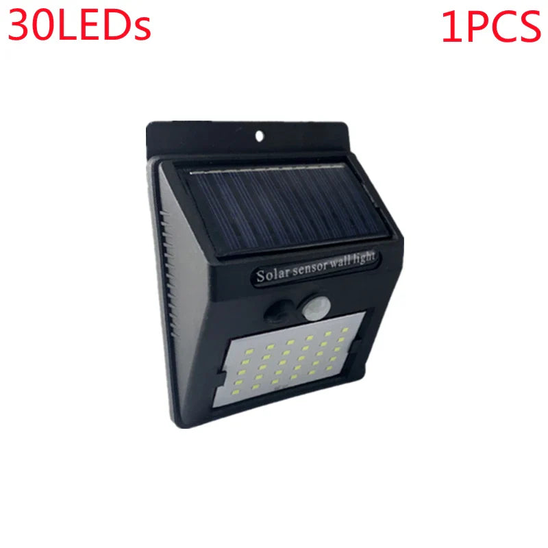 2x Applique solaire avec capteur de mouvement