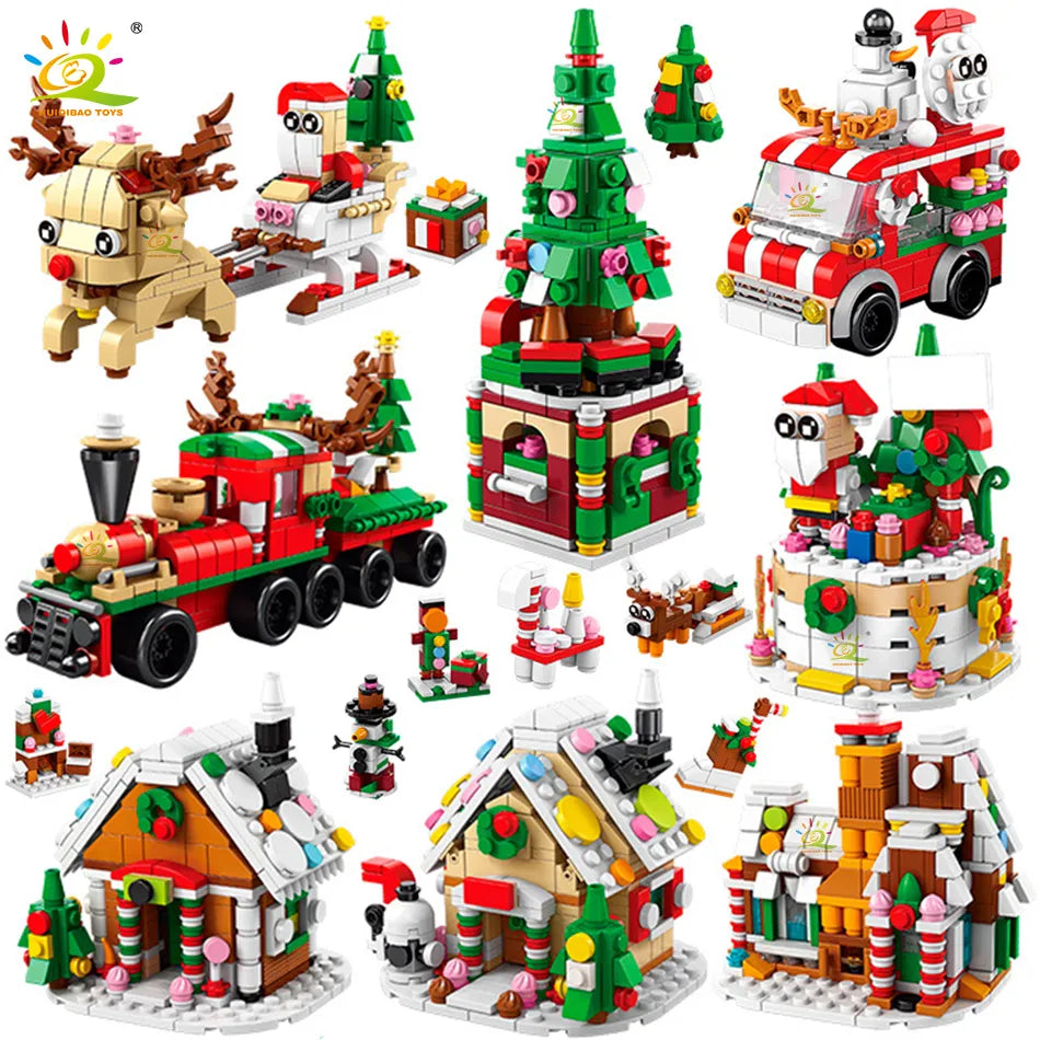 Bloc de construction 6 en 1 - Spéciale Noël